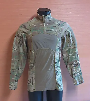 USGI Multicam OCP Camo 1/4 Zip Flame Resistant Army Combat Shirt ACS Size Small • $29.99