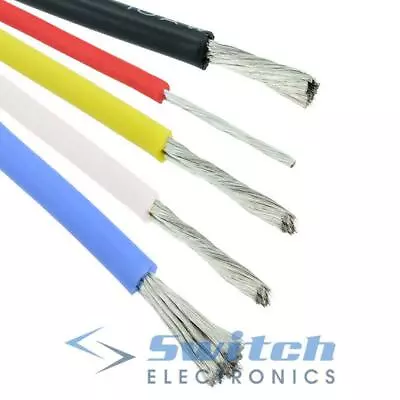 10/12/14/16/18/20/22/24/26/28/30AWG Silicone Wire Cable - All Colours And Sizes • £30.99