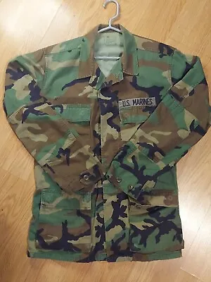USMC Military Camo Jacket Mens Medium/ Combat Uniform VTG • $20