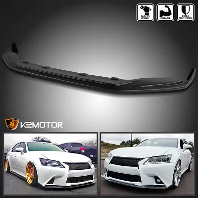 Fits 2013-2015 Lexus GS350 GS450 F Sport Front Bumper Lip Spoiler Splitter Kit • $88.38