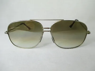 Vintage 60s Men's Car Pilot Sunglasses Silver • £37.04