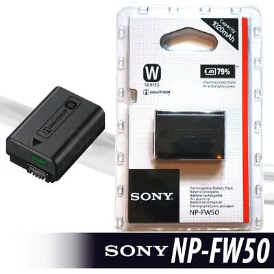 $20.99 • Buy NEW Genuine Sony NP-FW50 Battery For Sony NEX3 NEX-5 NEX-3 A55 A33 BC-VW1