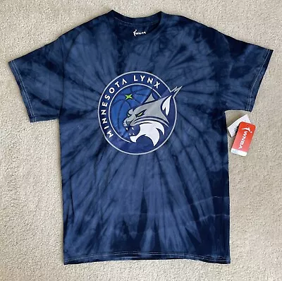 WNBA Minnesota Lynx Blue Tie-Dye Short Sleeve T-Shirt Unisex Size M • $14.99