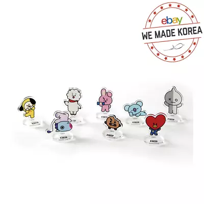 BT21 Character Acrylic Magnet Stand Mini Figure 8types Authentic K-POP Goods • £15.55