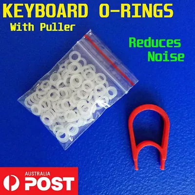 120 Mechanical Keyboard Keycap Rubber O-Ring Switch Dampeners Cherry With Puller • $9.95