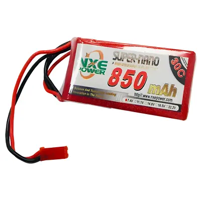 NXE 2S 7.4v 850mah 30c Soft Case LiPo Battery W/JST 850SC302SJST • $24