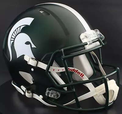 MICHIGAN STATE SPARTANS NCAA Riddell Speed Full Size REPLICA Football Helmet • $159.99