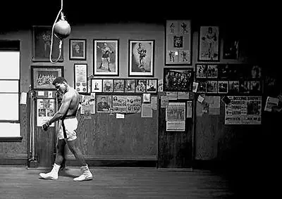 MUHAMMAD ALI POSTER Boxing Bag Gym Art Print Photo A3 A4 • £6.97