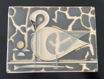 Motawi Pottery Tileworks Tile Swan Rare 8” X 6” • $100