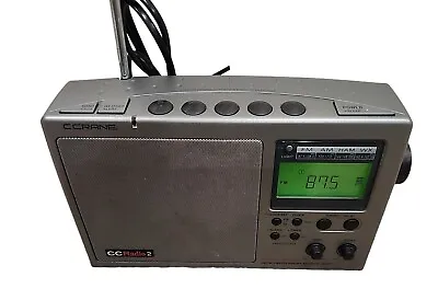 C. Crane CCRadio 2 Portable AM/FM/WX & 2 Meter HAM Band Weather Alert Radio • $79.99