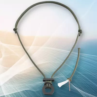 Fire Starter Necklace Survival Paracord Necklace With Flint And Steel • $10.79