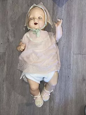 Rare Vintage 1920’s 26” Averill Co. Baby Doll Madame Hendren • $299.99