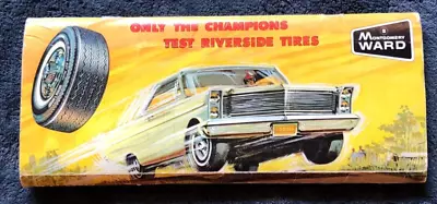 Vintage 1965 Montgomery Ward US Road Atlas Map Booklet Riverside Tires Indy 500 • $8.50