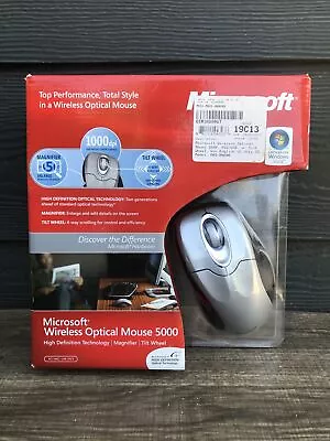 Microsoft - Wireless Optical Mouse 5000 ￼High Definition Magnifier Tilt Wheel￼ • $65.50