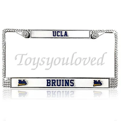 UCLA BRUINS FOOTBALL Bling License Plate Frame Made With Swarovski Crystal • $64.95