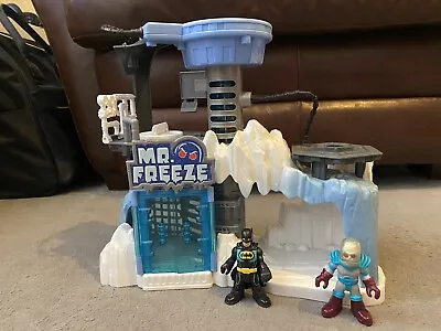 Imaginext DC Super Friends Mr Freeze Headquarters Playset With Figures Used  • £5