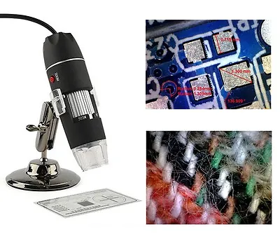 50-500X 2MP 8 LED Light USB Digital Microscope Endoscope Magnifier Video Camera • $14.09