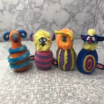 Melissa And  Doug Monster Bowling - Lot Of 4 Replacement Pins - Plush Monsters • $10