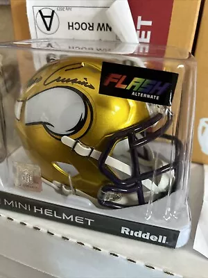 Kirk Cousins Autographed Minnesota Vikings F/S Authentic Speed Flash Alt. Helmet • $125