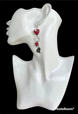 Antica Murrina Meryl--Murano Glass Heart Earrings • $32.50