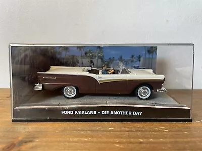 FORD FAIRLANE - #47 007 James Bond Car Collection DIE ANOTHER DAY DieCast Model • £7.50