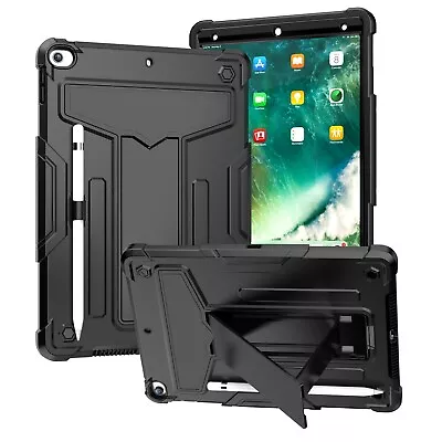 Military Grade Drop Proof Rugged Hybrid Armor Case With Kickstand For IPad 10.2 • $28.99