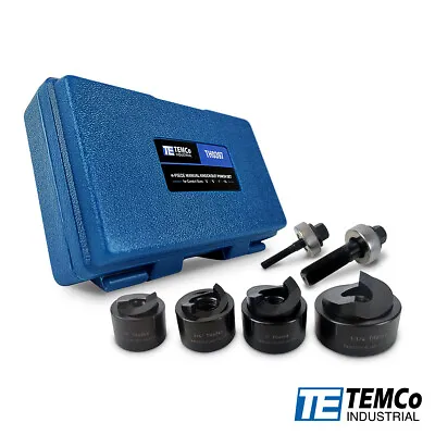 TEMCo TH0397 Manual Knockout Punch Kit ½” - 1-1/4” Electrical Conduit Hole Sizes • $69.95