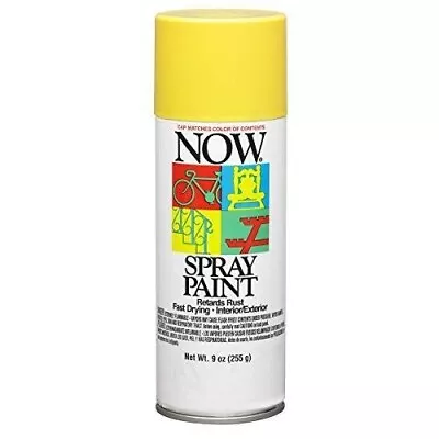 Krylon Spray Paint 9oz Wood Metal Iron Wicker Paint Rust Protect Sunshine Yellow • $6.99