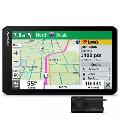 Garmin DezlCam LGV710 7  Nav W/ Built-in Dash Cam & BC 50 Night Vision Cam • $1424.85