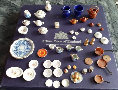 £12.99 • Buy Bundle Joblot 1:12 Scale Dolls House Miniature Dishes Pans Plates Etc 