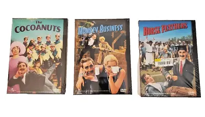 The 4 Marx Brothers DvD 3 Individual Disc Bundle- Monkey Business-Horse Feathers • $34.44