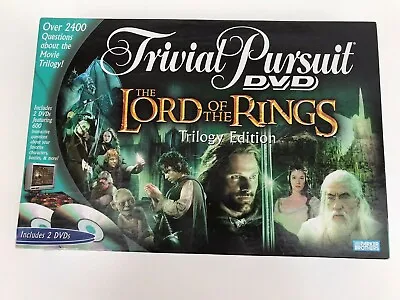  The Lord Of The Rings Trilogy Edition Trivial Pursuit DVD TV Board Game PARKER • £16