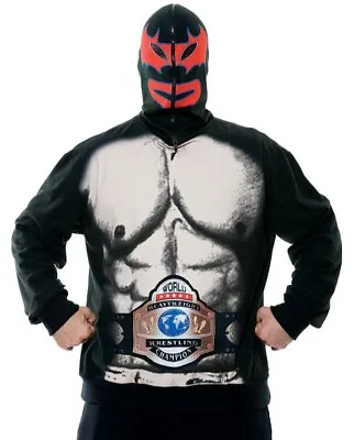 Zipperheadz Mexican Wrestler Costume HOODIE Youth 14-16Halloween Costume • $9.99