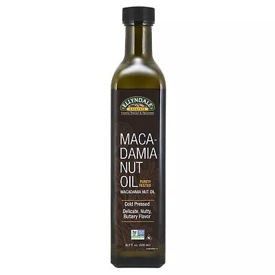 NOW Foods Macadamina Nut Cooking Oil In Glass Bottle Cold Pressed 16.9 Oz • $22.02