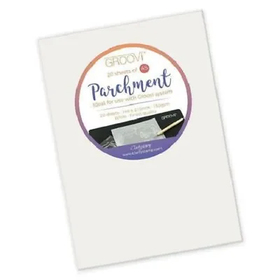 CLARITY STAMP GROOVI Parchment Paper A4 A5 150gsm White Coloured ACCESSOR GRO-AC • £8.58