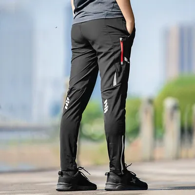 Cycling Pants Sports Pants Men Women Spring Hight Elasticity Reflective Trousers • $55.11