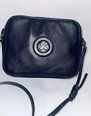 MIMCO Black Leather Shoulder Bag Purse-NICE • $50