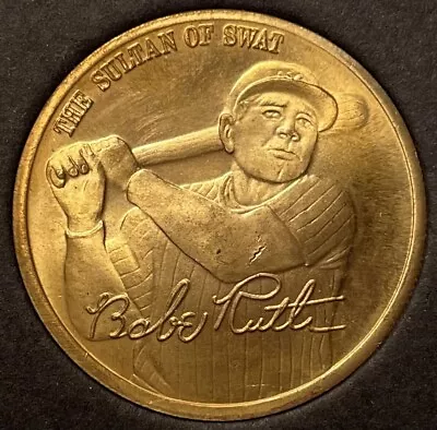 1999 CMG License Babe Ruth Replica Signature Collectible Coin~The Sultan Of Swat • $5.97