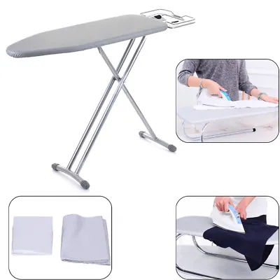 $6.09 • Buy Universal Silver Coated Ironing Board Cover & 4mm Pad Thick Reflect Hea T-,o