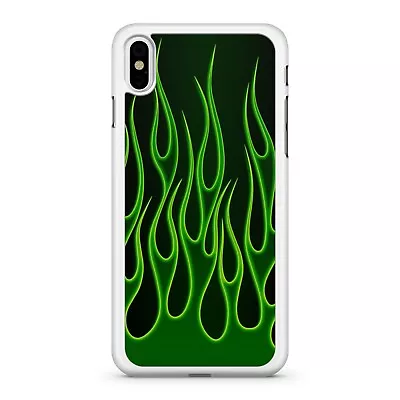 $19.11 • Buy Green Fiery Flames Pattern Camo Phone Case Cover