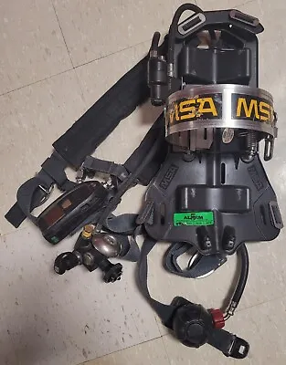 MSA SCBA Firehawk Frame Module Alarms 2216 PSI Harness Made In Berlin GERMANY • $135