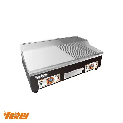 £264.99 • Buy New Commercial 73cm Wide Electric Griddle Hotplate Flat / Ribbed