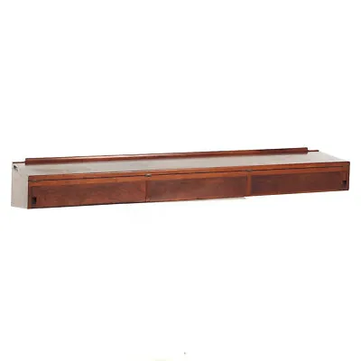 Arne Olsen Mid Century Danish Rosewood Wall Mounted Desk Console • $4295