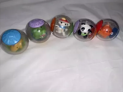 Fisher Price Roll-A-Round Sensory Balls Lot Of 5  • $8