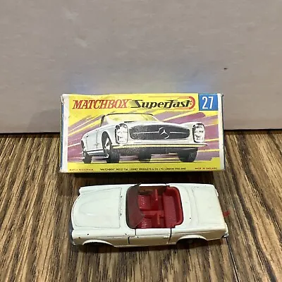 Matchbox Superfast #27 Mercedes 230sl  W/ Box Very • $26.99