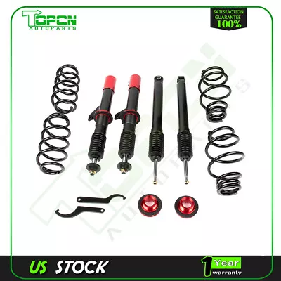 4x Front+ Rear Coilovers Struts Shocks For VW Jetta Golf GTI R MK6 Adj Height • $207.99