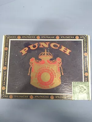 $7.99 • Buy Punch Rothschilds Vintage 1959 Empty Tall Cigar Box