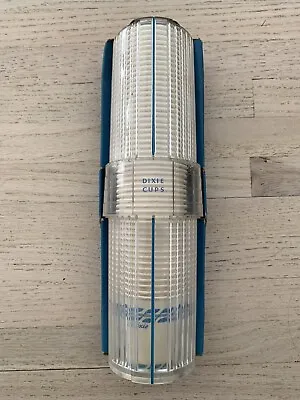 New Vtg Dixie Cup Dispenser For The Home Kitchen Bathroom Blue White Deco Nib • $129.99