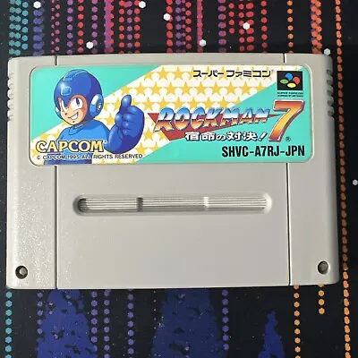 **Clean & Tested** Rockman 7 Megaman 7  (Super Famicom 1995) Snes • $20