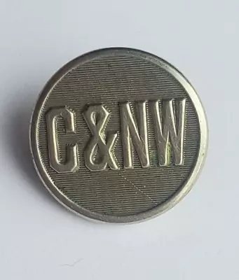 $9.95 • Buy Vintage C&NW Chicago Northwestern Railroad Uniform Waterbury Button